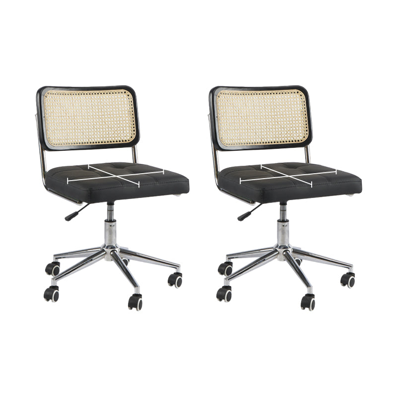 モダンオフィス椅子革調整可能なシートの高さの椅子付き椅子