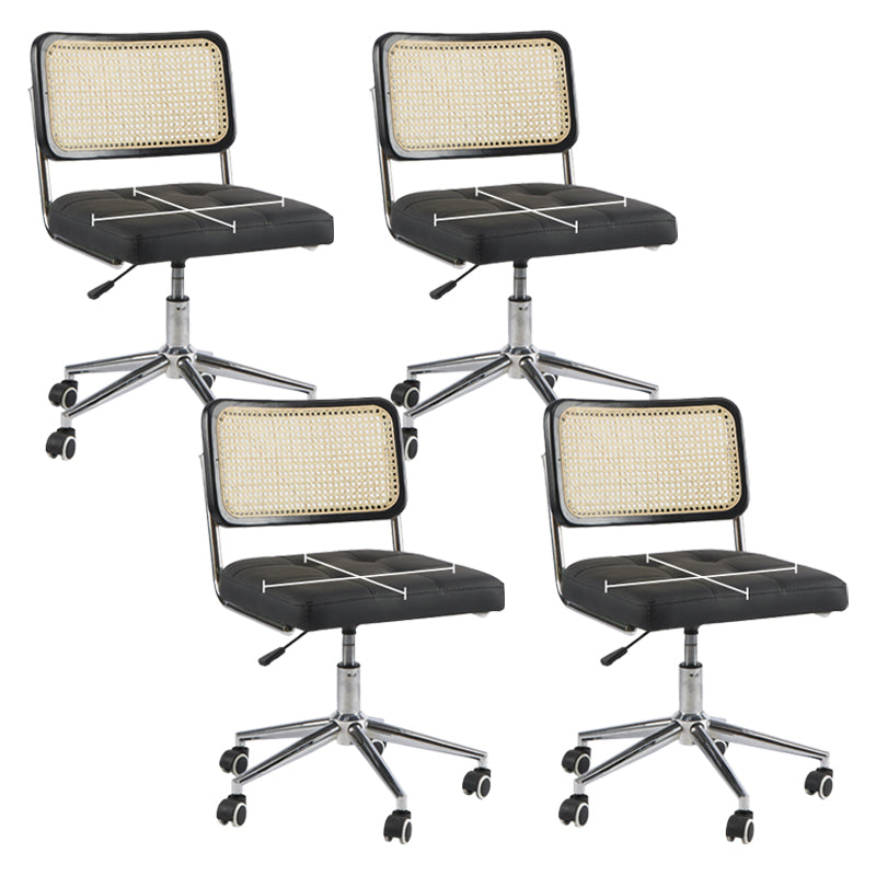 モダンオフィス椅子革調整可能なシートの高さの椅子付き椅子