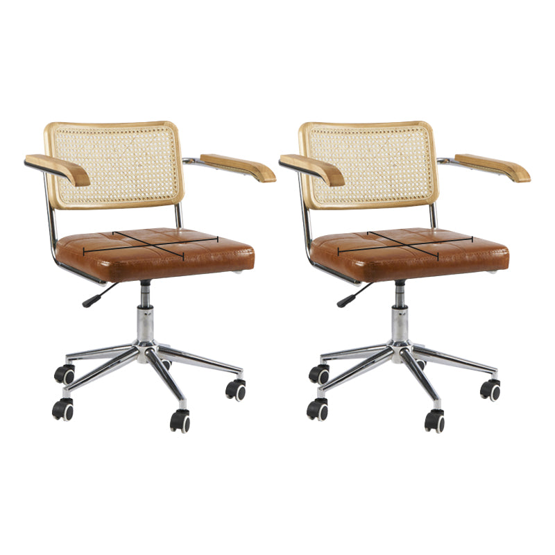 モダンオフィス椅子革調整可能なシートの高さの椅子付き椅子