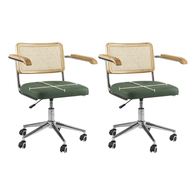 モダンオフィス椅子革調整可能なシートの高さの椅子付き椅子