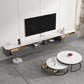 Gray Stone Media Console Contemporary Wall-mounted TV Console Clearhalo 'furn' 'furn_tv_stands_entertainment_centers' 'Furniture' 'Living Room Furniture' 'TV Stands & Entertainment Centers' 'TV Stands & Media Storage Furniture' 'tv_stands_entertainment_centers' 6982557
