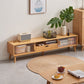 Consola escandinava para TV, consola multimedia de madera, soporte para TV con patas