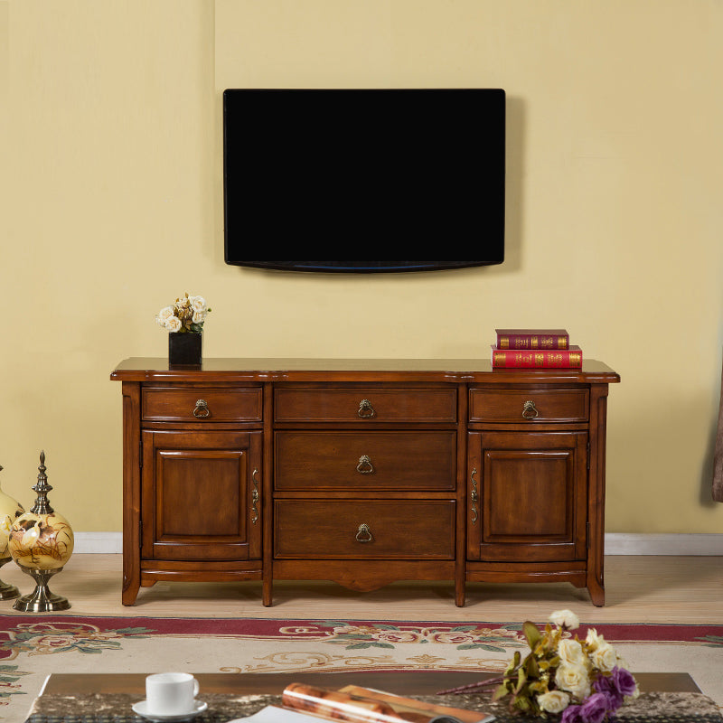 Traditional TV Stand Console Solid Wood Media Console TV Stand with Drawers https: res.litfad.com site img item 2022 12 05 6982591 1200x1200.jpg Clearhalo 'furn' 'furn_tv_stands_entertainment_centers' 'Furniture' 'Living Room Furniture' 'TV Stands & Entertainment Centers' 'TV Stands & Media Storage Furniture' 'tv_stands_entertainment_centers' 6982591