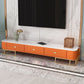 Glam TV Stand Console Stone Media Console TV Stand with Drawers Orange Clearhalo 'furn' 'furn_tv_stands_entertainment_centers' 'Furniture' 'Living Room Furniture' 'TV Stands & Entertainment Centers' 'TV Stands & Media Storage Furniture' 'tv_stands_entertainment_centers' 6982611