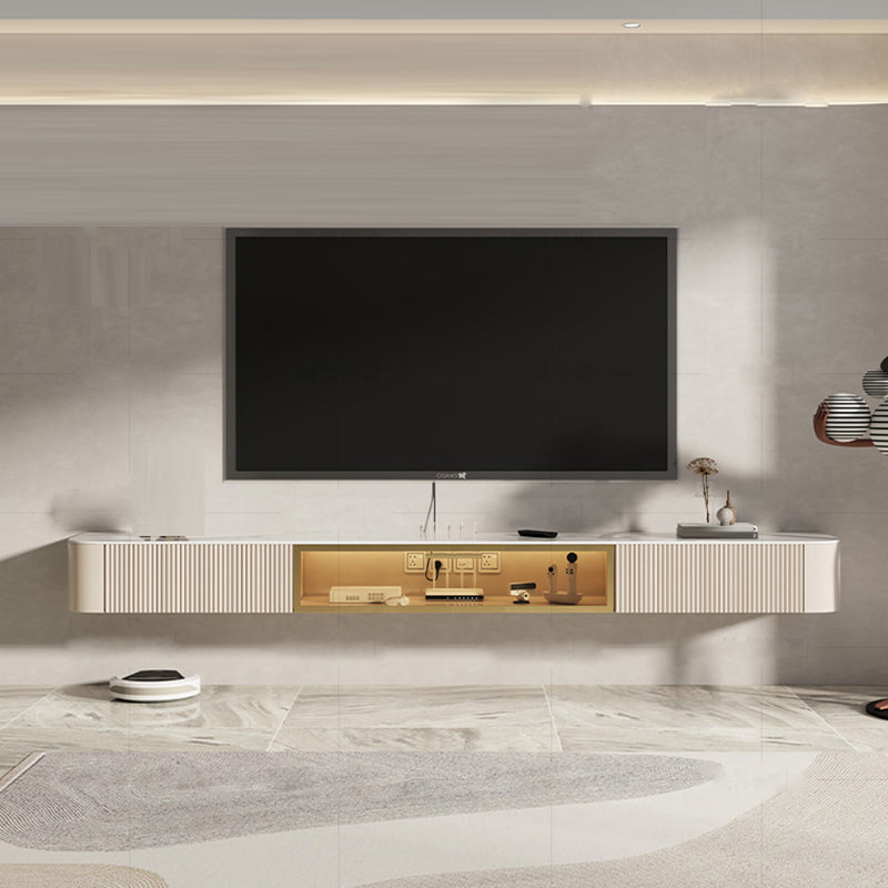 Modern TV Stand Console Stone Media Console TV Stand with Drawers Clearhalo 'furn' 'furn_tv_stands_entertainment_centers' 'Furniture' 'Living Room Furniture' 'TV Stands & Entertainment Centers' 'TV Stands & Media Storage Furniture' 'tv_stands_entertainment_centers' 6982624