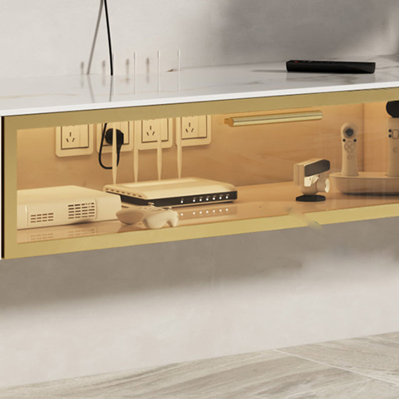 Modern TV Stand Console Stone Media Console TV Stand with Drawers Clearhalo 'furn' 'furn_tv_stands_entertainment_centers' 'Furniture' 'Living Room Furniture' 'TV Stands & Entertainment Centers' 'TV Stands & Media Storage Furniture' 'tv_stands_entertainment_centers' 6982628