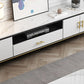 Stone Media Console Glam Faux Wood 1 Drawer TV Console with Doors Clearhalo 'furn' 'furn_tv_stands_entertainment_centers' 'Furniture' 'Living Room Furniture' 'TV Stands & Entertainment Centers' 'TV Stands & Media Storage Furniture' 'tv_stands_entertainment_centers' 6982667