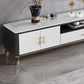 Stone Media Console Glam Faux Wood 1 Drawer TV Console with Doors Clearhalo 'furn' 'furn_tv_stands_entertainment_centers' 'Furniture' 'Living Room Furniture' 'TV Stands & Entertainment Centers' 'TV Stands & Media Storage Furniture' 'tv_stands_entertainment_centers' 6982669