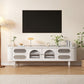 Solid Wood TV Stand Console Traditional Media Console TV Stand with Drawers 87"L x 16"W x 25"H White Clearhalo 'furn' 'furn_tv_stands_entertainment_centers' 'Furniture' 'Living Room Furniture' 'TV Stands & Entertainment Centers' 'TV Stands & Media Storage Furniture' 'tv_stands_entertainment_centers' 6982698