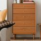 Cómoda de almacenamiento modernista, cómoda de madera maciza con 5/6/9 cajones para dormitorio