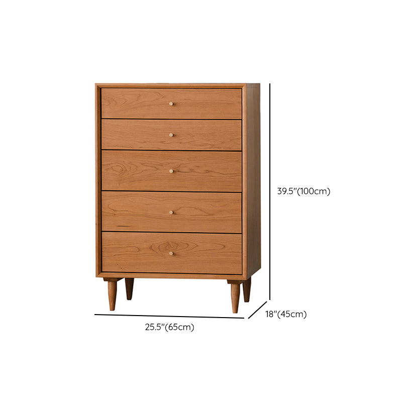Cómoda de almacenamiento modernista, cómoda de madera maciza con 5/6/9 cajones para dormitorio