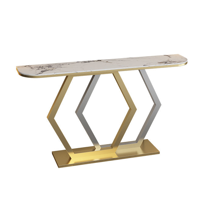 Glamkonsole Akzenttisch Antikes Finishsofa in Stein