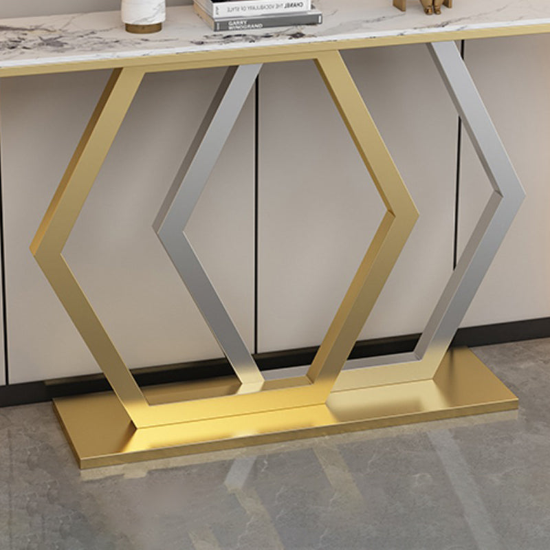 Glamkonsole Akzenttisch Antikes Finishsofa in Stein