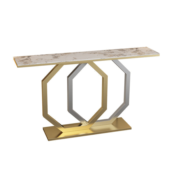 Glamkonsole Akzenttisch Antikes Finishsofa in Stein