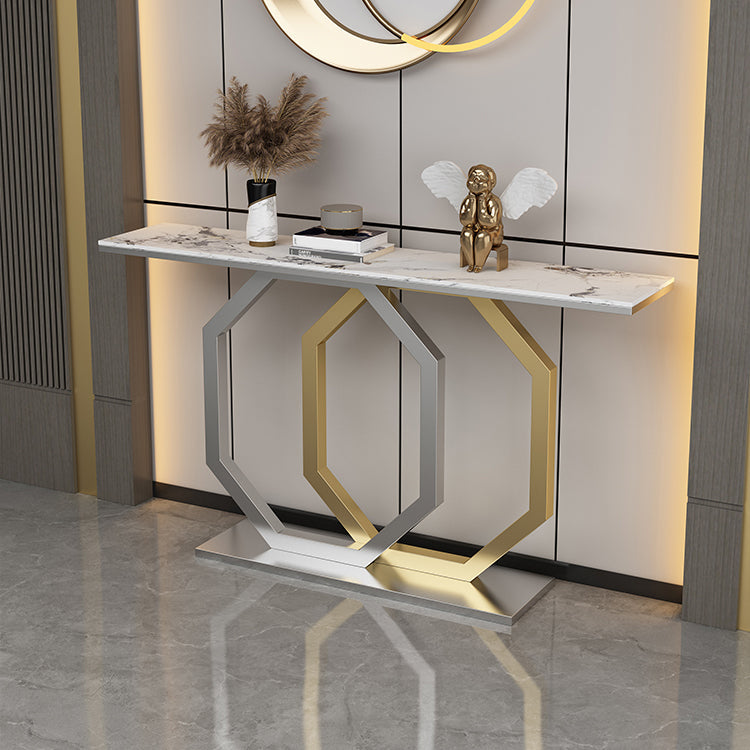 Glamkonsole Akzenttisch Antikes Finishsofa in Stein