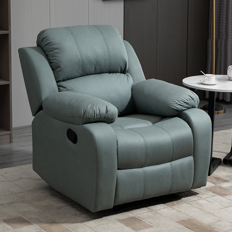 Tradizionale poltrone manuale in pelle 34,3 'sedia a base di reclinabile a base girevole