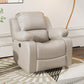 Metal Frame Standard Recliner Faux Leather Recliner Chair with Lumbar Clearhalo 'Chairs & Seating' 'furn' 'furn_recliners' 'Furniture' 'Living Room Furniture' 'Recliners' 6983906