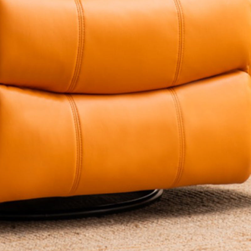 Metal Frame Home Theater Recliner Swivel Rocker Chair with Storage Clearhalo 'Chairs & Seating' 'furn' 'furn_recliners' 'Furniture' 'Living Room Furniture' 'Recliners' 6983943