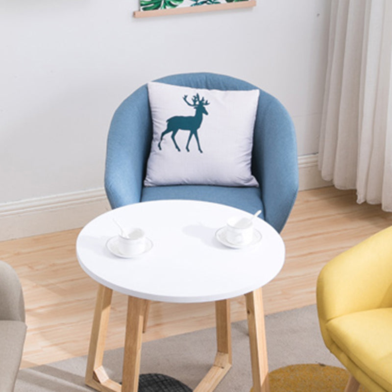 Contemporary Sloped Arms Accent Armchair Basic Four Leg Arm Chair Clearhalo 'Accent Chairs' 'accent_chairs' 'Chairs & Seating' 'furn' 'furn_accent_chairs' 'Furniture' 'Living Room Furniture' 6984024