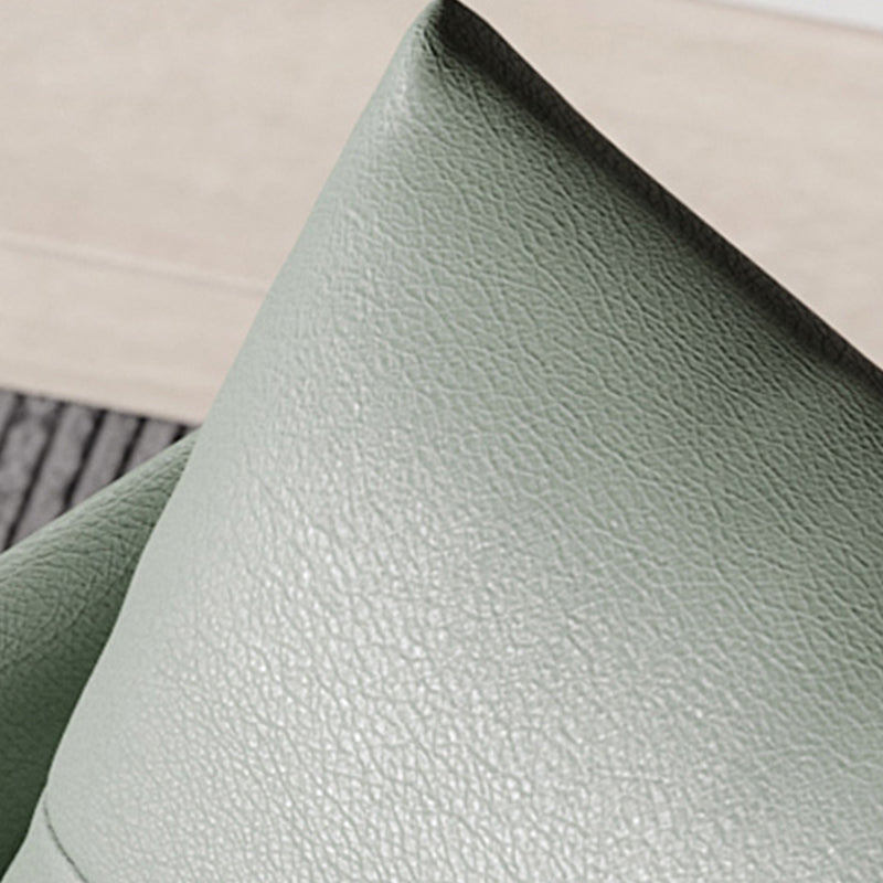 Contemporary 4-Star Living Room Armchair Faux Leather Green Accent Armchair Clearhalo 'Accent Chairs' 'accent_chairs' 'Chairs & Seating' 'furn' 'furn_accent_chairs' 'Furniture' 'Living Room Furniture' 6984038