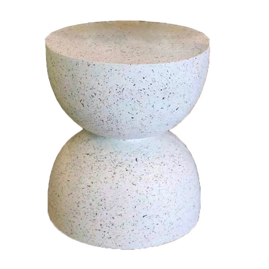 Contemporary 15.74" Wide End Table Round Concrete Side Table Clearhalo 'Coffee & Accent Tables' 'End & Side Tables' 'end_side_tables' 'furn' 'furn_end_side_tables' 'Furniture' 'Living Room Furniture' 6984144