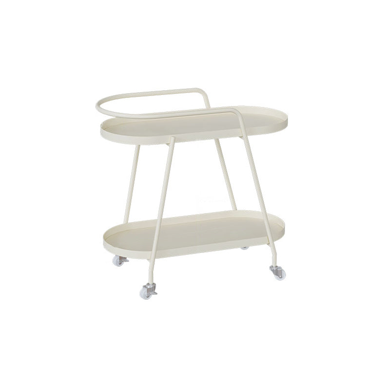 22,83 "Tavolo laterale superiore del vassoio alto Tavolo accento laterale con ruote