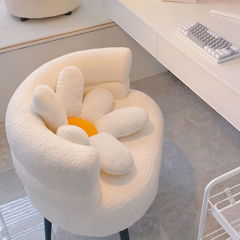 Sewn Pillow Back Chair Solid Color Upholstered Recessed Arms Chair Clearhalo 'Accent Chairs' 'accent_chairs' 'Chairs & Seating' 'furn' 'furn_accent_chairs' 'Furniture' 'Living Room Furniture' 6984766