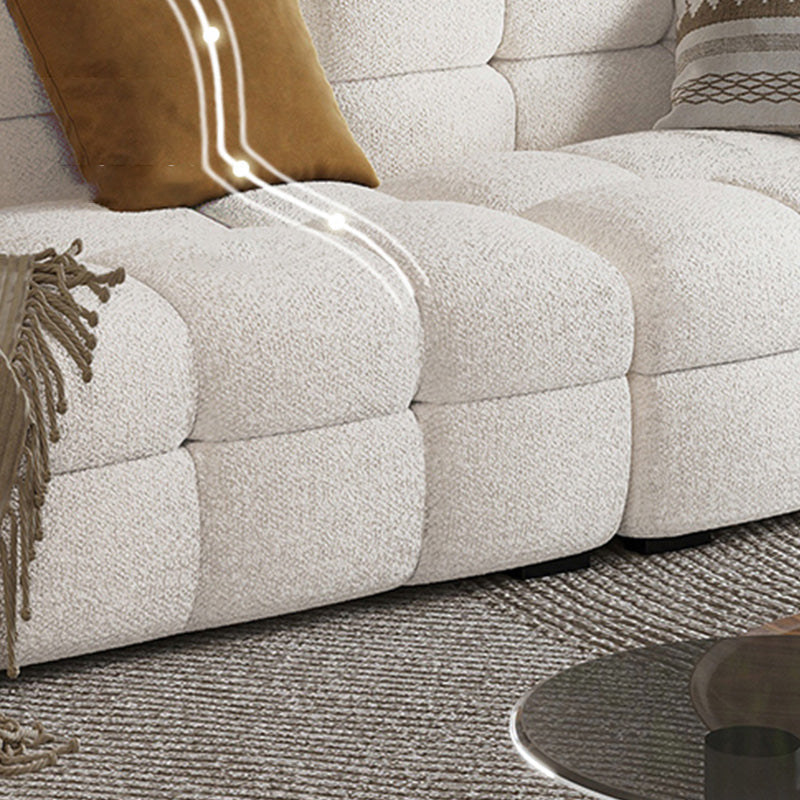 現代のビスケットバックソファタキシードアームリビングルームのラブシート