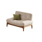 Tropical White Tufted Armless Living Room Faux Leather Seating Clearhalo 'furn' 'furn_sofas' 'Furniture' 'Living Room Furniture' 'Sofa' 'sofas' 6985106
