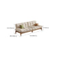 Tropical White Tufted Armless Living Room Faux Leather Seating Clearhalo 'furn' 'furn_sofas' 'Furniture' 'Living Room Furniture' 'Sofa' 'sofas' 6985116