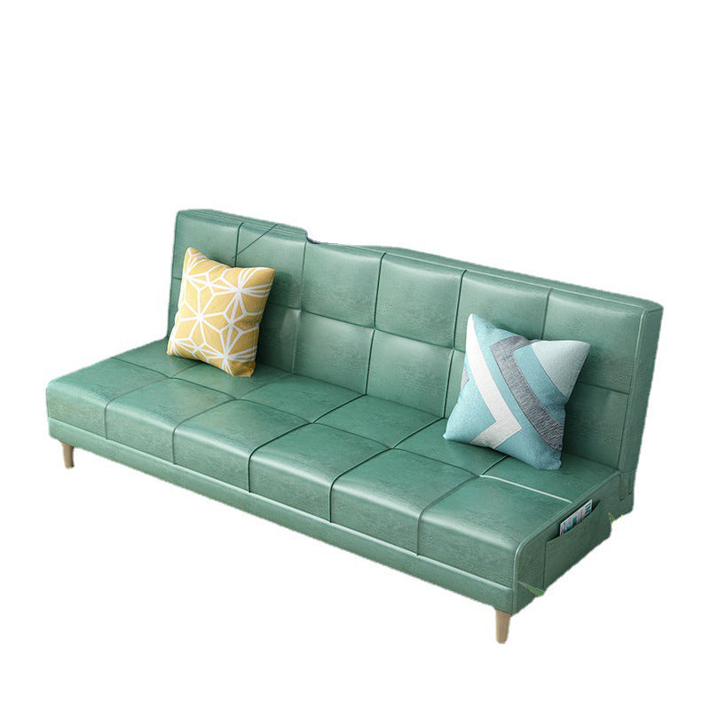 Contemporary Cushions Armless Living Room with Storage Settee