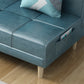 Contemporary Cushions Armless Living Room with Storage Settee