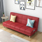 Contemporary Cushions Armless Living Room with Storage Settee
