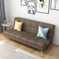 Contemporary Cushions Armless Living Room with Storage Settee