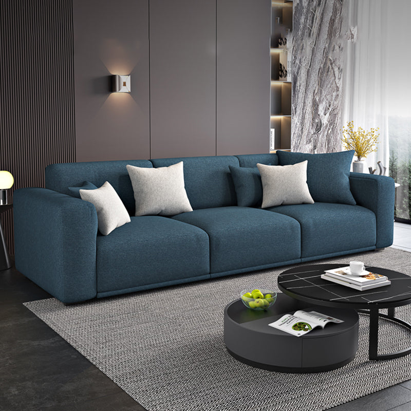 アパート用の現代的なルーズバックシート枕トップアームベージュソファ