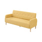 Scandinavian Settee Tufted Square Arm Living Room 3 Seater Seating Clearhalo 'furn' 'furn_sofas' 'Furniture' 'Living Room Furniture' 'Sofa' 'sofas' 6985673
