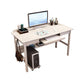 Wooden Task Desk Rectangular Shaped Office Desk in Natural/White/Brown