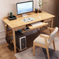 Wooden Task Desk Rectangular Shaped Office Desk in Natural/White/Brown