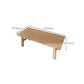 Mesa de comedor de madera de pino rectangular moderno 1/3 piezas de comedor para comedor