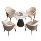 Ronde eetset met fauteuils 1/2/5 stuks stenen dinettetafelset voor keuken