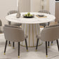 Nordic Round Stone Dining Table 1/7 Pieces Dining Set for Kitchen