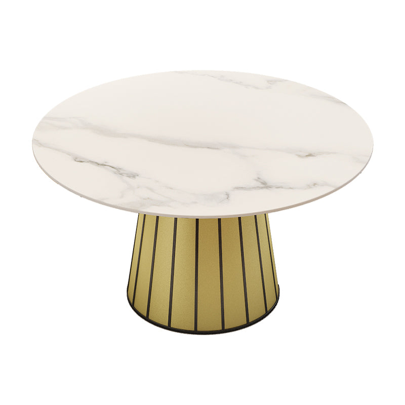 Nordic Round Stone Dining Table 1/7 Pieces Dining Set for Kitchen