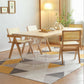 Modern Rectangle Wood Dining Table 1/3/5 Pieces Dining Set for Dining Room