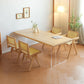 Modern Rectangle Wood Dining Table 1/3/5 Pieces Dining Set for Dining Room