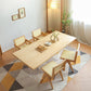 Modern Rectangle Wood Dining Table 1/3/5 Pieces Dining Set for Dining Room