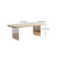 Modern Rectangle Wood Dining Table 1/3/5 Pieces Dining Set for Dining Room