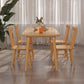 Modern Rectangle Wood Dining Table 1/4/5 Pieces Dining Set  for Living Room