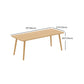 Modern Rectangle Wood Dining Table 1/4/5 Pieces Dining Set  for Living Room