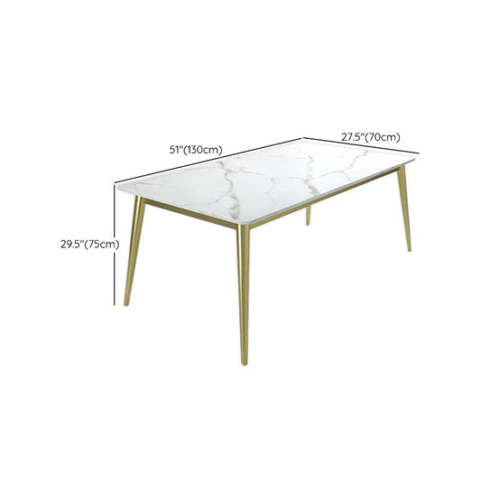 Mesa de comedor de piedra rectangular moderna 1/2/5 piezas de comedor juego para comedor