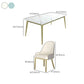 Mesa de comedor de piedra rectangular moderna 1/2/5 piezas de comedor juego para comedor